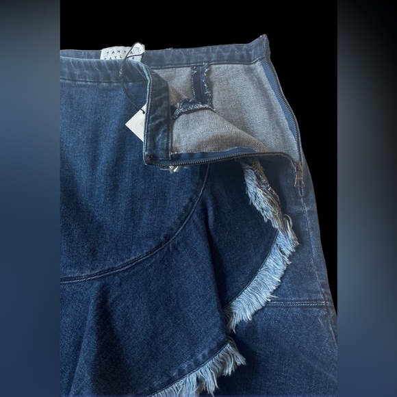 NWT- TANYA TAYLOR DENIM SKIRT - Picture 3 of 8